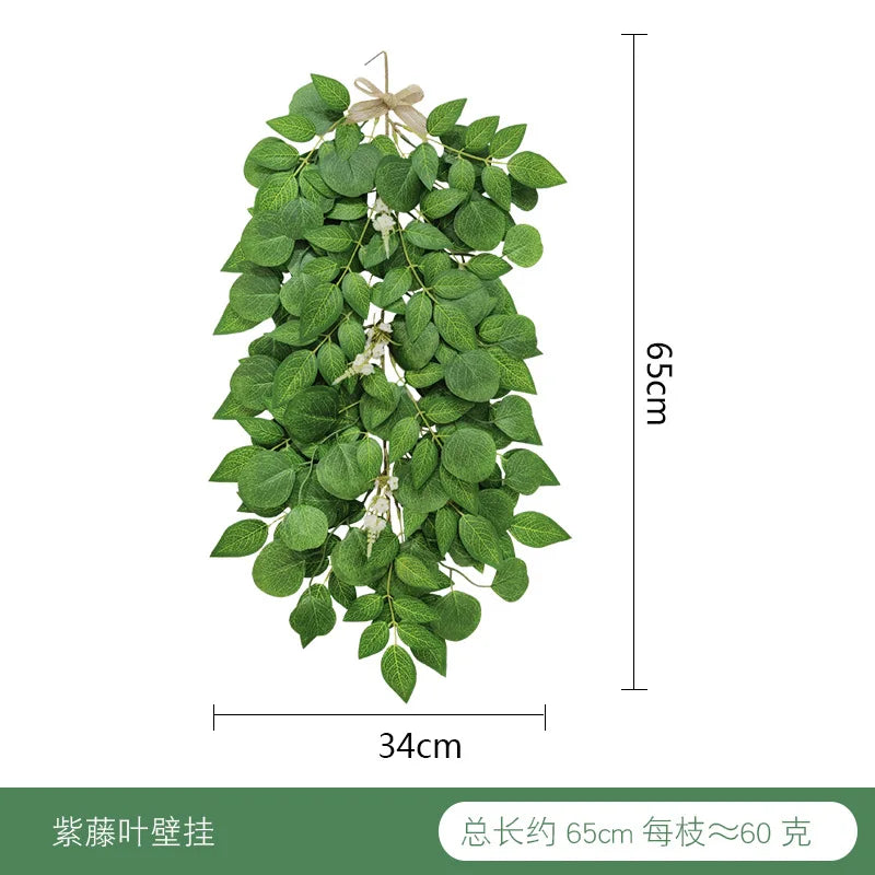 DecorBites™ Eucalyptus Artificial Flowers Bouquet Wedding Home Decor Fake Plant