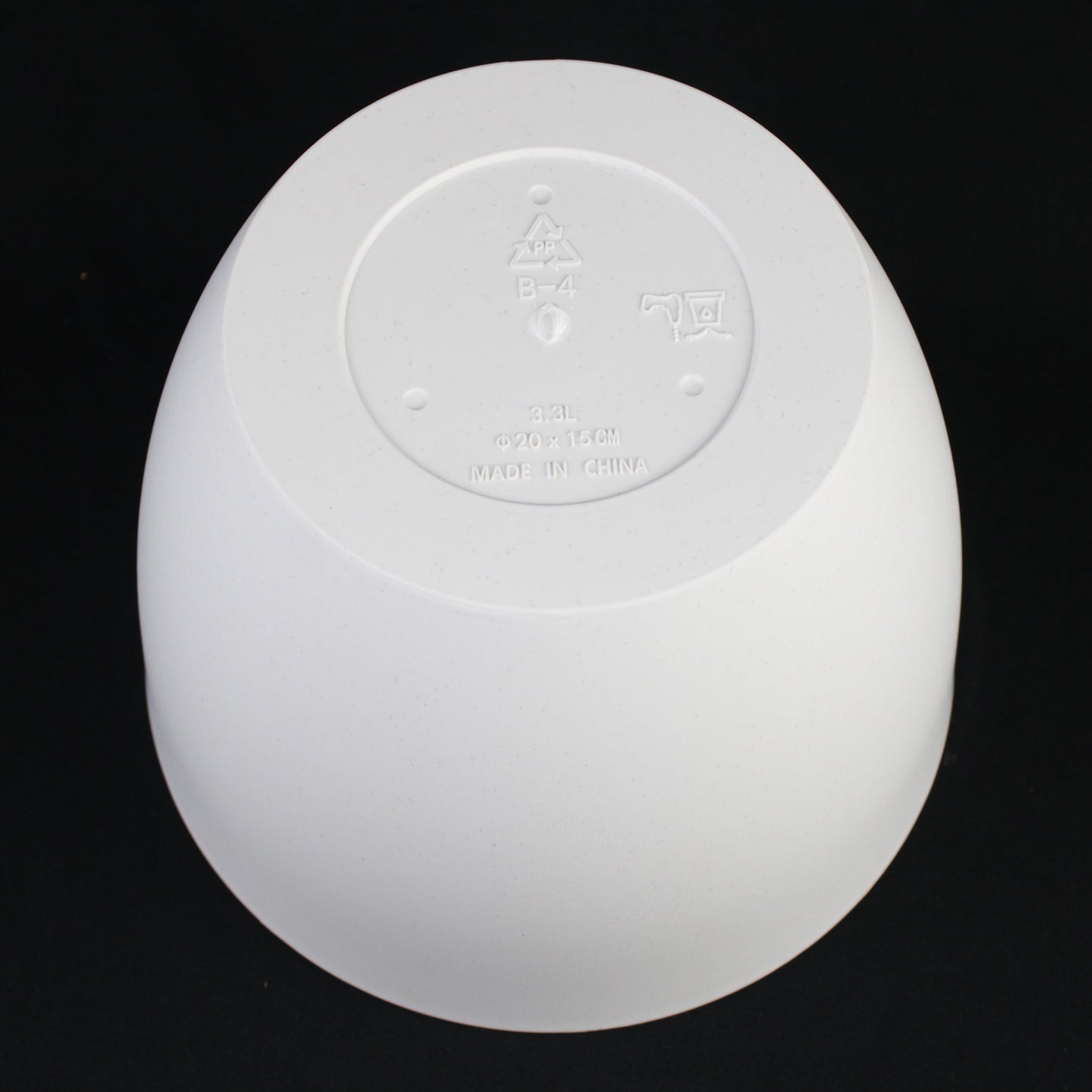 5-Piece White Plastic Planter Pot Set – Modern Round Design