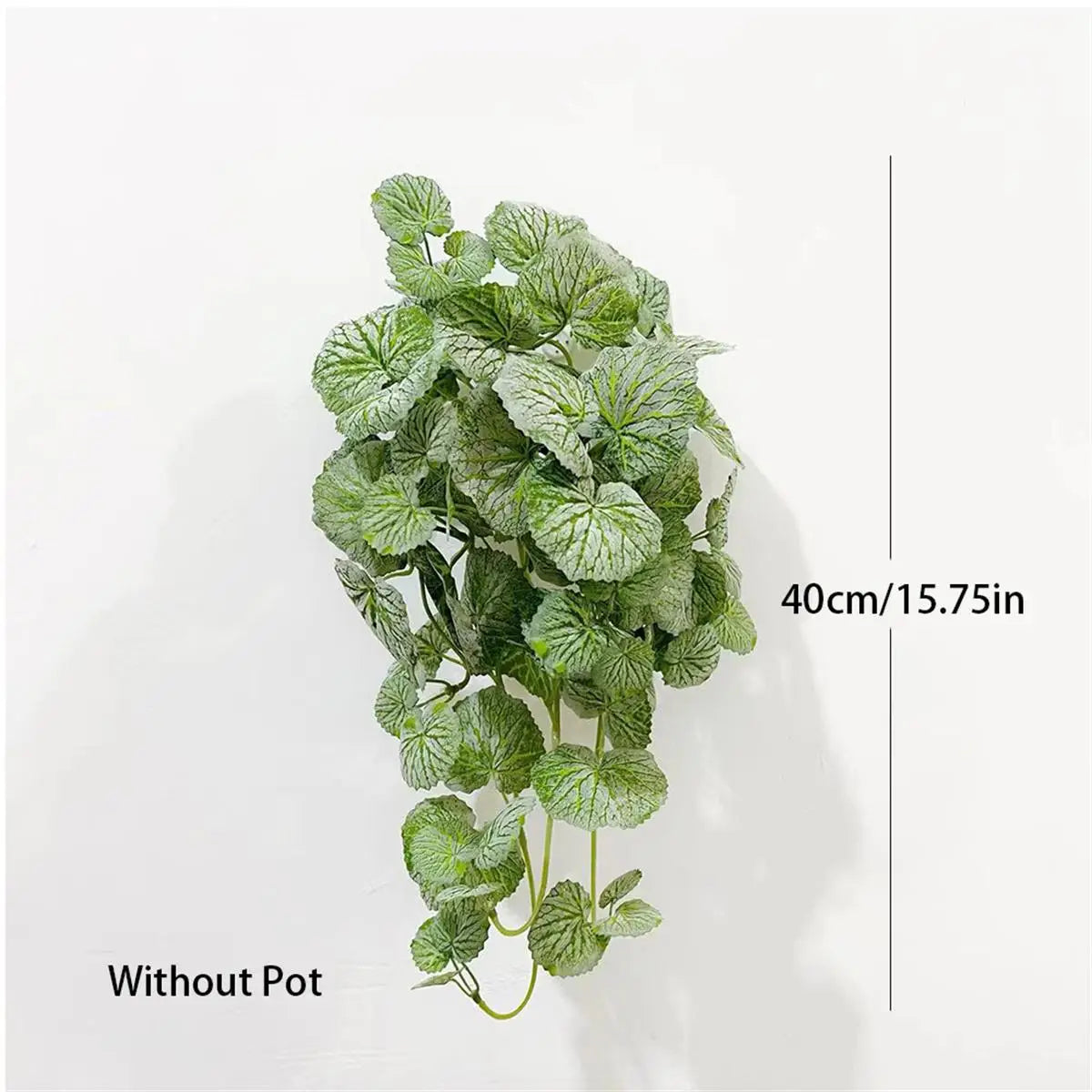 40-70cm Fake Hanging Plants Artificial Begonia Plant Vines Silk Fern Plant Wall Leaves Tropical Scindapsus Plant For Home Garden