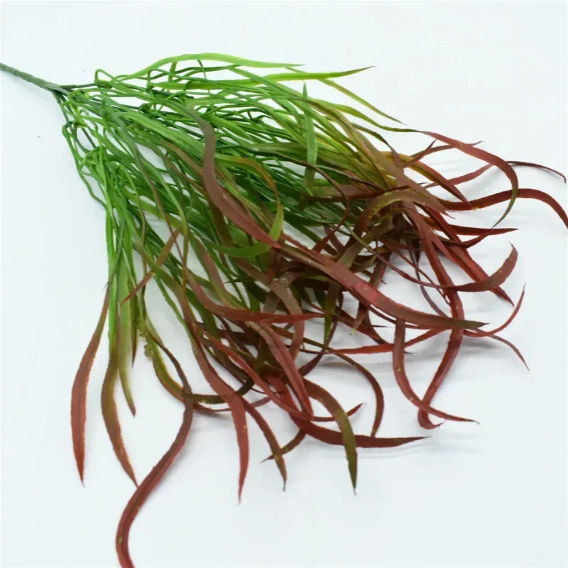 Artificial Plant Small Boston Fern Green Grass Home Decoration Fake Plant Leaves Greenery Home Garden Party Wedding Decorations