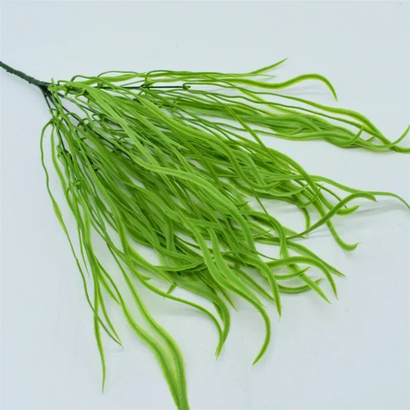 Artificial Plant Small Boston Fern Green Grass Home Decoration Fake Plant Leaves Greenery Home Garden Party Wedding Decorations