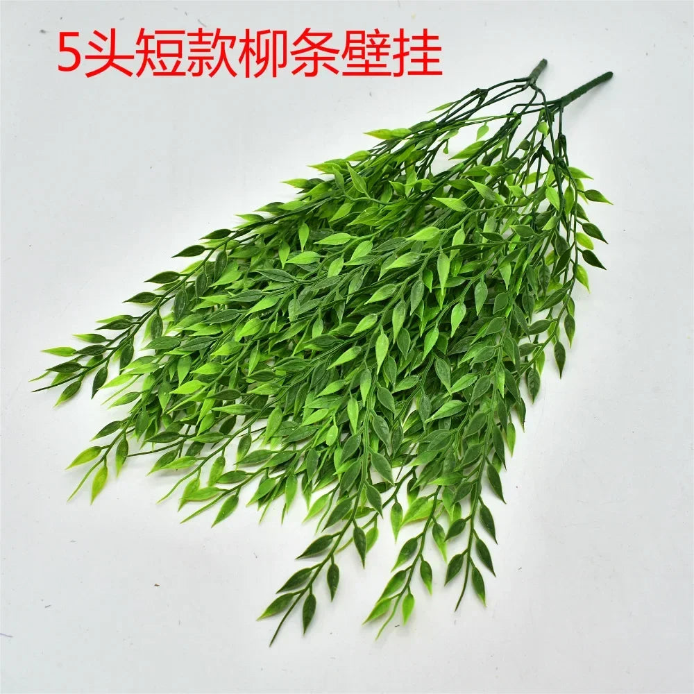 Artificial Plant Small Boston Fern Green Grass Home Decoration Fake Plant Leaves Greenery Home Garden Party Wedding Decorations