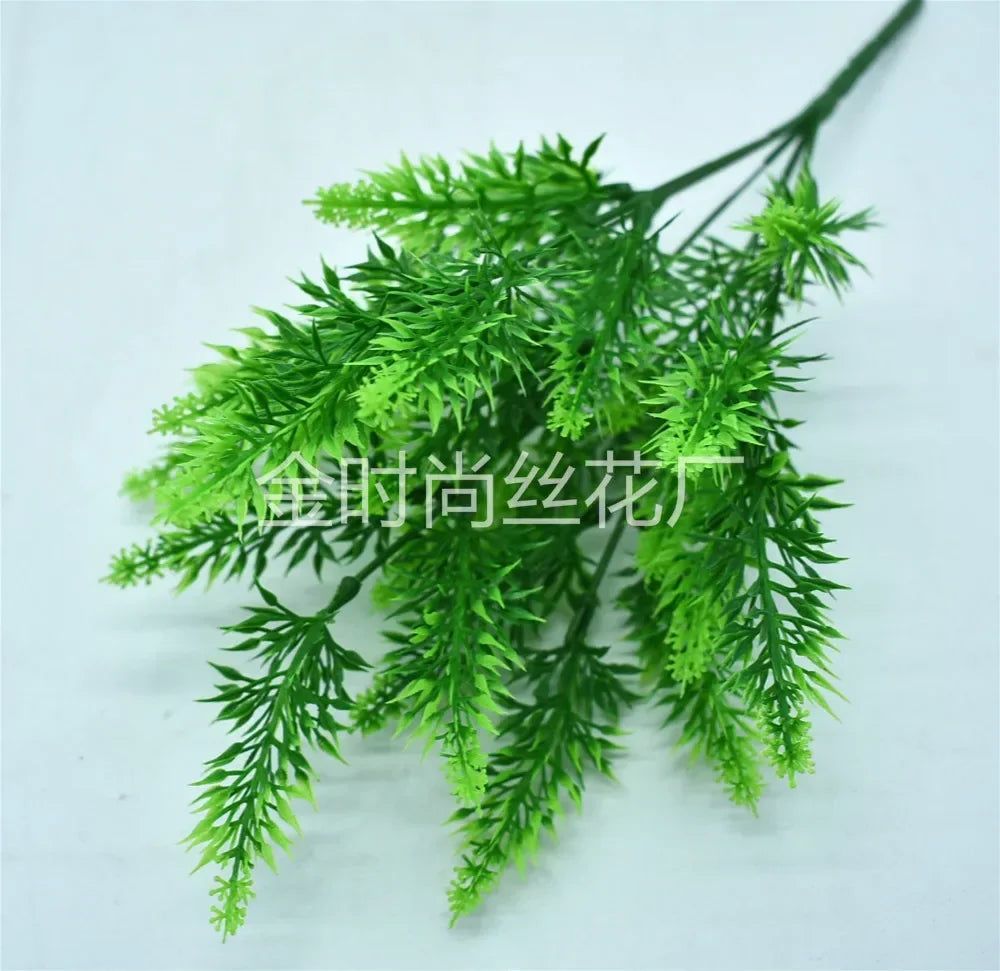 Artificial Plant Small Boston Fern Green Grass Home Decoration Fake Plant Leaves Greenery Home Garden Party Wedding Decorations