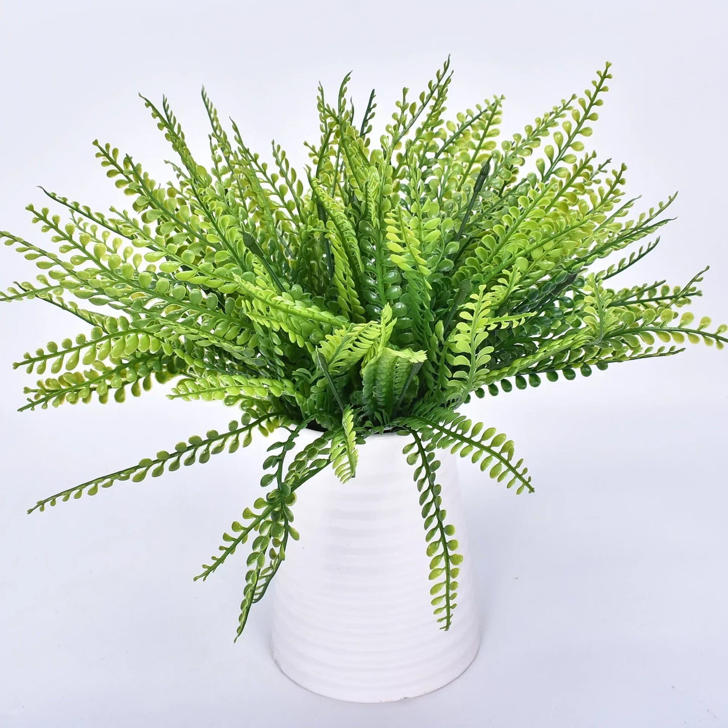 Artificial Plant Small Boston Fern Green Grass Home Decoration Fake Plant Leaves Greenery Home Garden Party Wedding Decorations